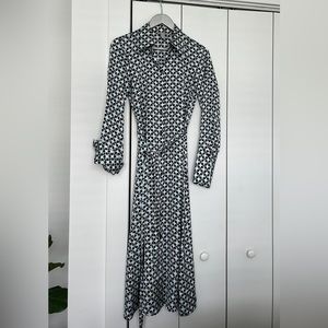 H&M silky shirtdress